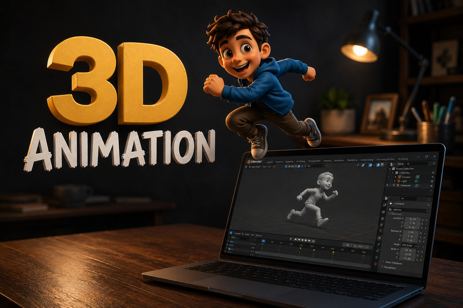 3D Animation & Modeling course at Florintech Computer College Ojo Lagos