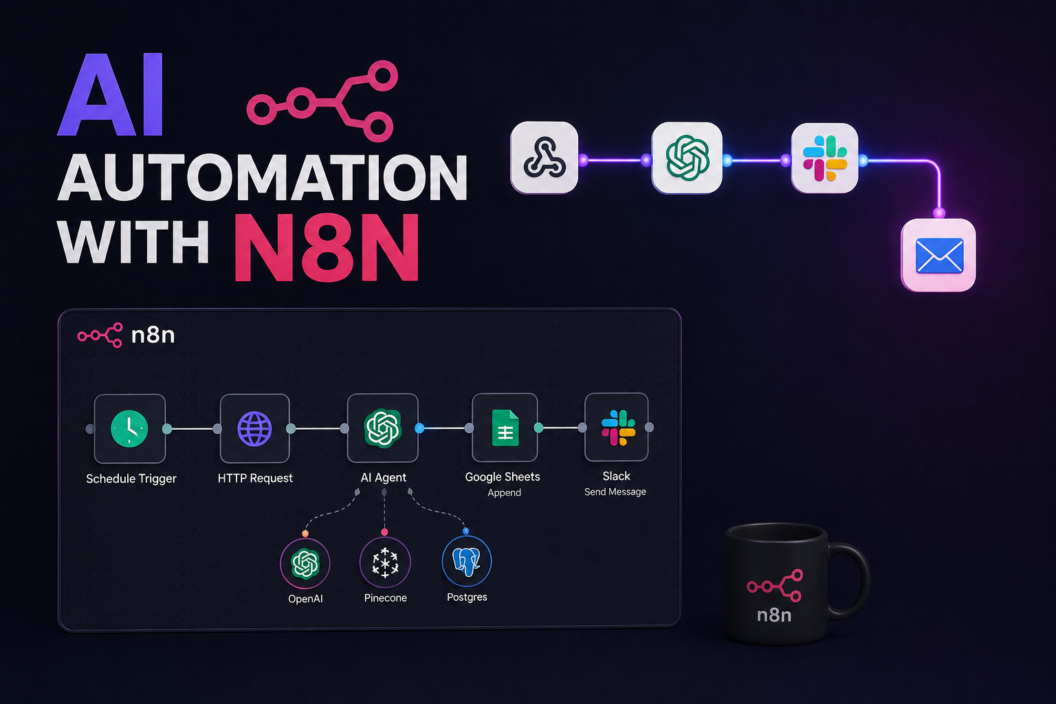 AI Automation with N8N course at Florintech Computer College Ojo Lagos